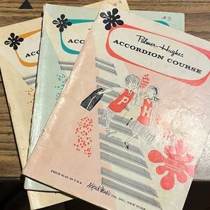 Palmer-Hughes Accordion Course Books 2-4 Vintage Music Illustrated
